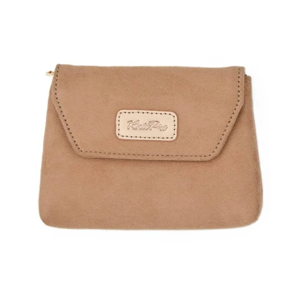 KnitPro Notions Pouch for Knitting Accessories- Beige or Black