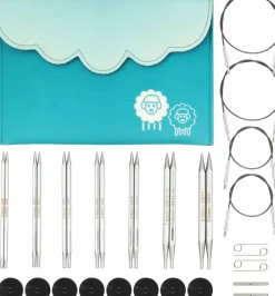 KnitPro Nova Cubics Deluxe Interchangeable Knitting Needle Set 5" (13cm)
