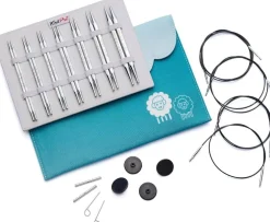 KnitPro Nova Cubics Deluxe Interchangeable Knitting Needle Set 5