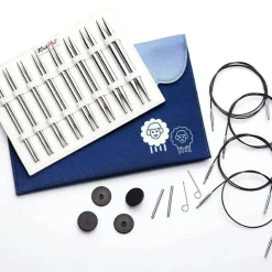 KnitPro Nova Deluxe Interchangeable Knitting Needle Set 5