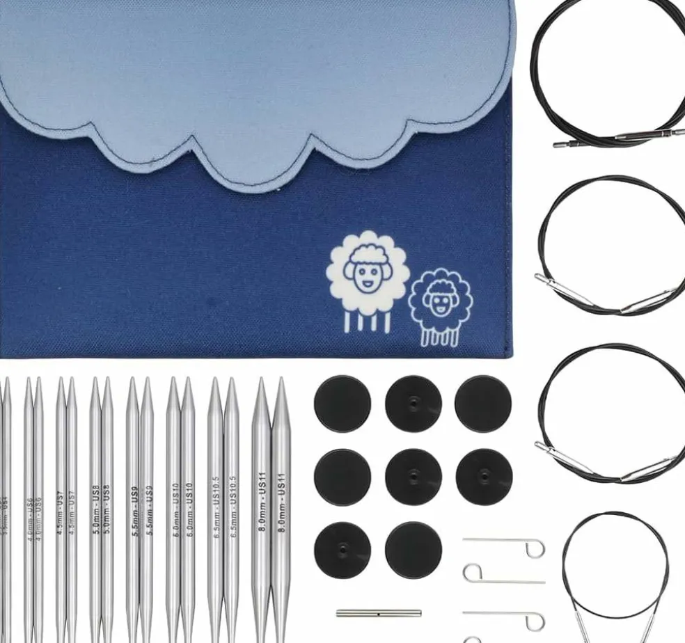 KnitPro Nova Deluxe Interchangeable Knitting Needle Set 5" (13cm)