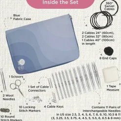 KnitPro Nova Regal Interchangeable Knitting Needle Set 5