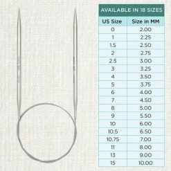 KnitPro Stelo Lace Fixed Circular Knitting Needles 16