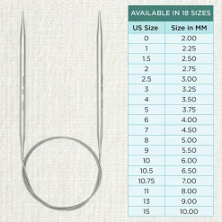 KnitPro Stelo Lace Fixed Circular Knitting Needles 16