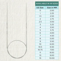 KnitPro Stelo Lace Fixed Circular Knitting Needles 16