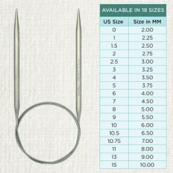 KnitPro Stelo Lace Fixed Circular Knitting Needles 16