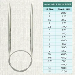 KnitPro Stelo Lace Fixed Circular Knitting Needles 16