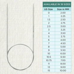 KnitPro Stelo Lace Fixed Circular Knitting Needles 16