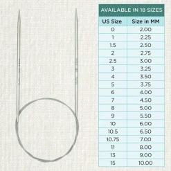 KnitPro Stelo Lace Fixed Circular Knitting Needles 16