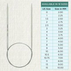 KnitPro Stelo Lace Fixed Circular Knitting Needles 16