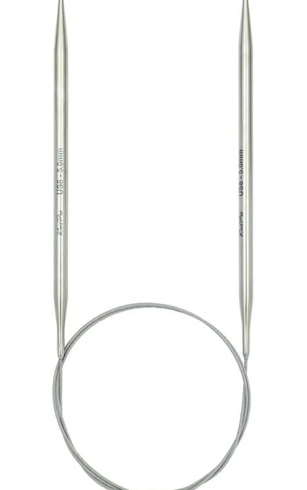 KnitPro Stelo Lace Fixed Circular Knitting Needles 16" (40cm) Size 0 - 15