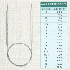 KnitPro Stelo Lace Fixed Circular Knitting Needles 40