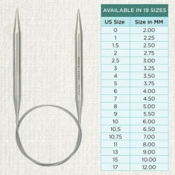 KnitPro Stelo Lace Fixed Circular Knitting Needles 40