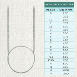 KnitPro Stelo Lace Fixed Circular Knitting Needles 40