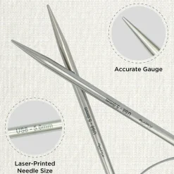 KnitPro Stelo Lace Fixed Circular Knitting Needles 40