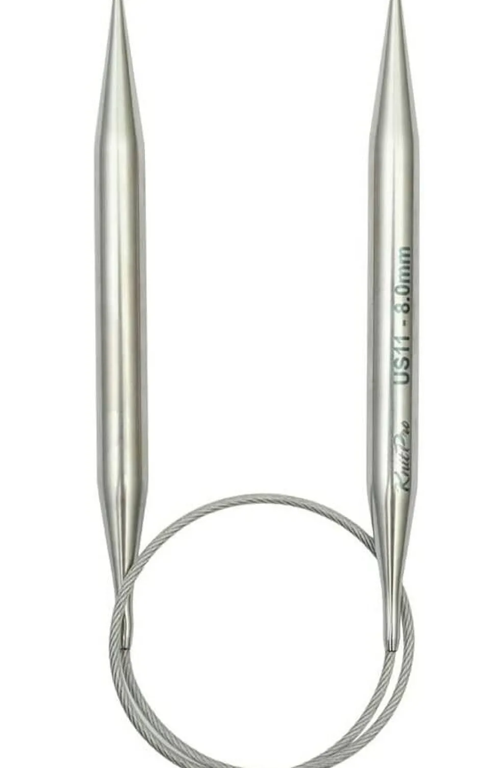 KnitPro Stelo Lace Fixed Circular Knitting Needles 40" Size 0 - 17