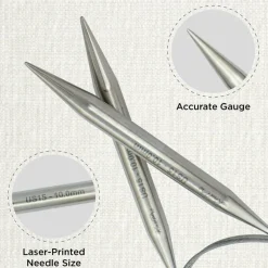 KnitPro Stelo Lace Fixed Circular Knitting Needles 40