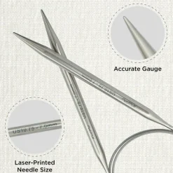 KnitPro Stelo Lace Fixed Circular Knitting Needles 40