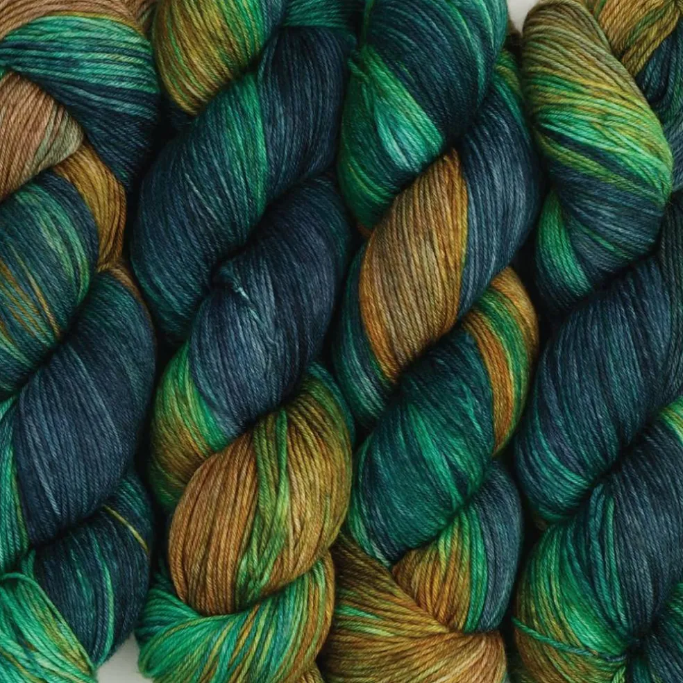 KnitPro Symfonie Premium Hand-Dyed Merino Wool & Polyamide Sock Yarns|Terra Variegated Colors, Include New Colors