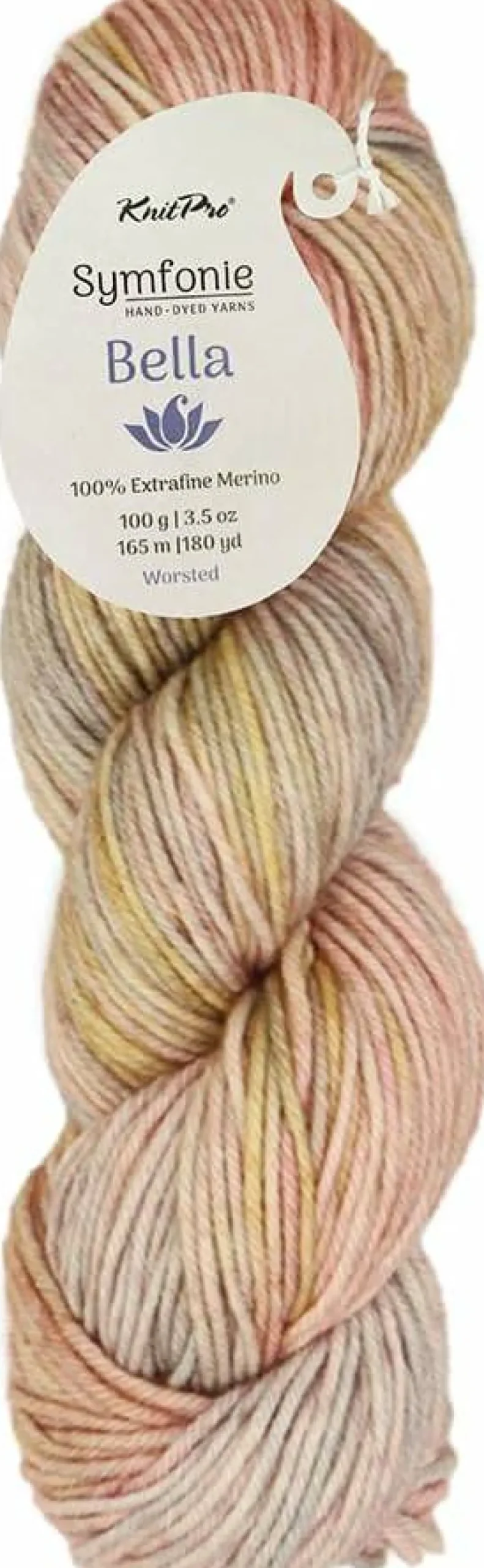 KnitPro Symfonie Premium Hand Dyed Yarn Merino Wool| Bella Variegated Colors, Include New Colors!