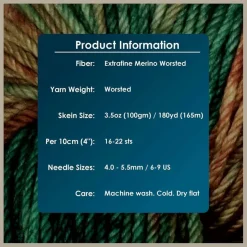 KnitPro Symfonie Premium Hand Dyed Yarn Merino Wool| Bella Variegated Colors, Include New Colors!