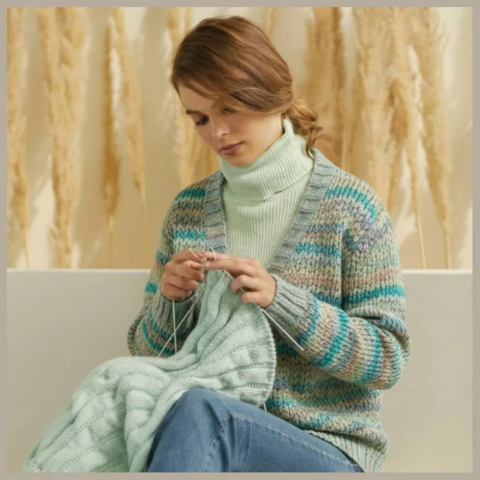 KnitPro Symfonie Premium Hand Dyed Yarn Merino Wool| Bella Variegated Colors, Include New Colors!