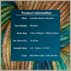 KnitPro Symfonie Premium Hand Dyed Yarn Merino Wool| Bella Variegated Colors, Include New Colors!