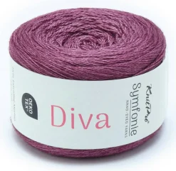 KnitPro Symfonie Premium Hand Dyed Merino & Silk Lace Weight Yarns | Diva