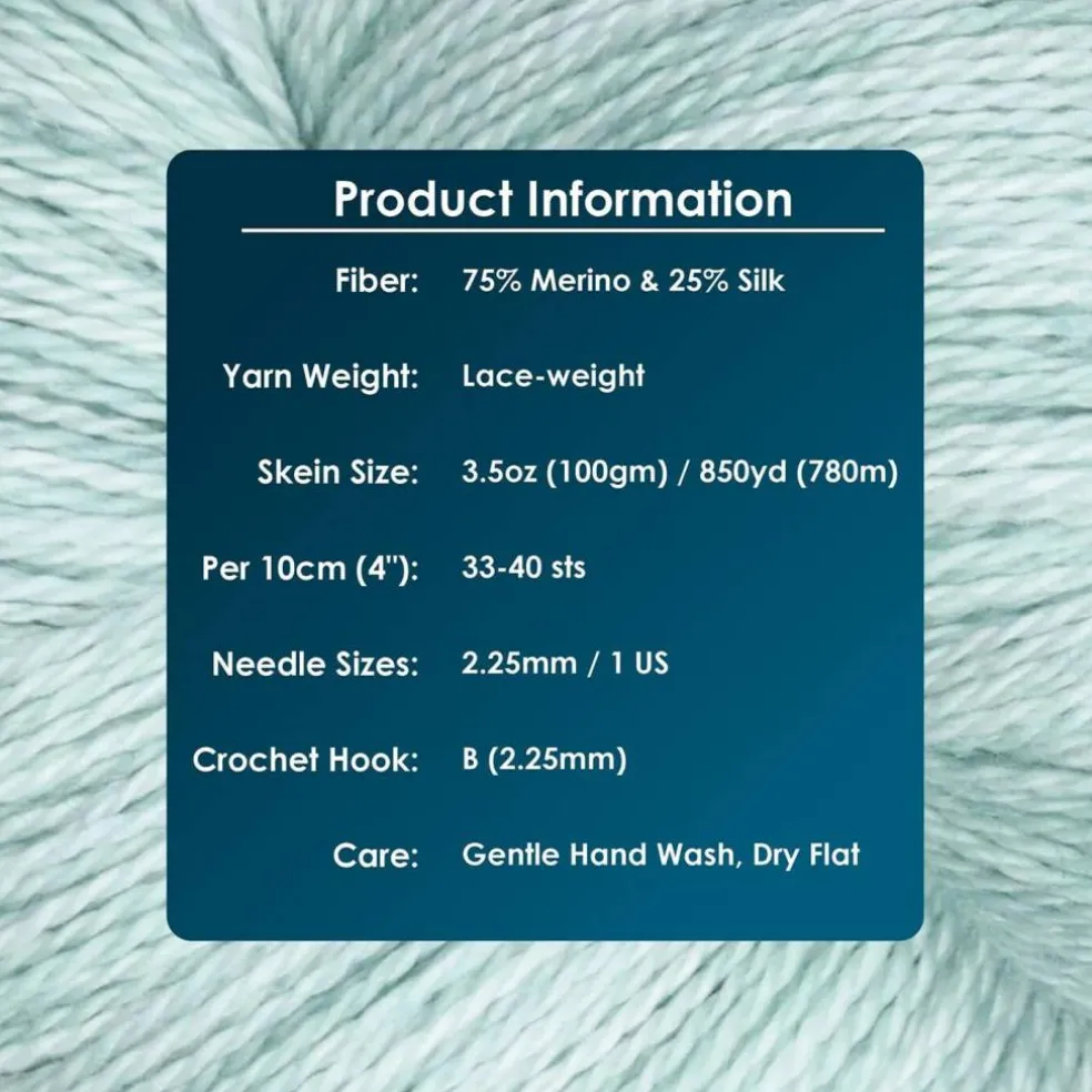KnitPro Symfonie Premium Hand Dyed Merino & Silk Lace Weight Yarns | Diva
