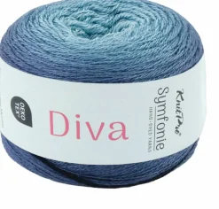 KnitPro Symfonie Premium Hand Dyed Merino & Silk Lace Weight Yarns | Diva