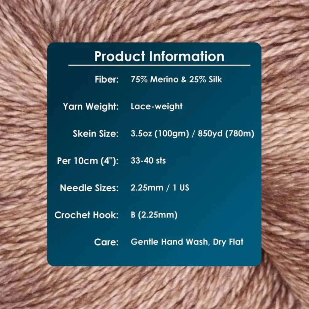 KnitPro Symfonie Premium Hand Dyed Merino & Silk Lace Weight Yarns | Diva