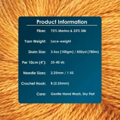 KnitPro Symfonie Premium Hand Dyed Merino & Silk Lace Weight Yarns | Diva