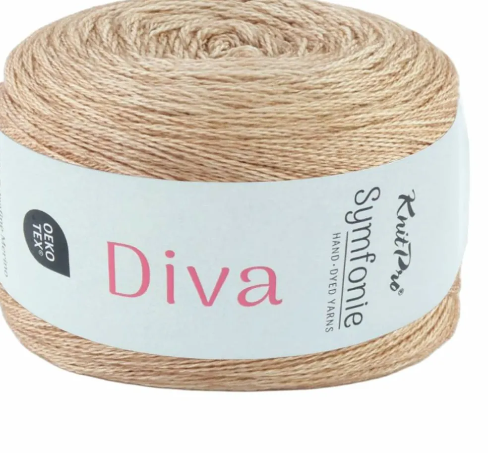 KnitPro Symfonie Premium Hand Dyed Merino & Silk Lace Weight Yarns | Diva