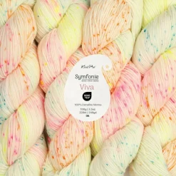 KnitPro Symfonie Premium Hand Dyed Yarn Merino Wool & Silk Blend| Luna