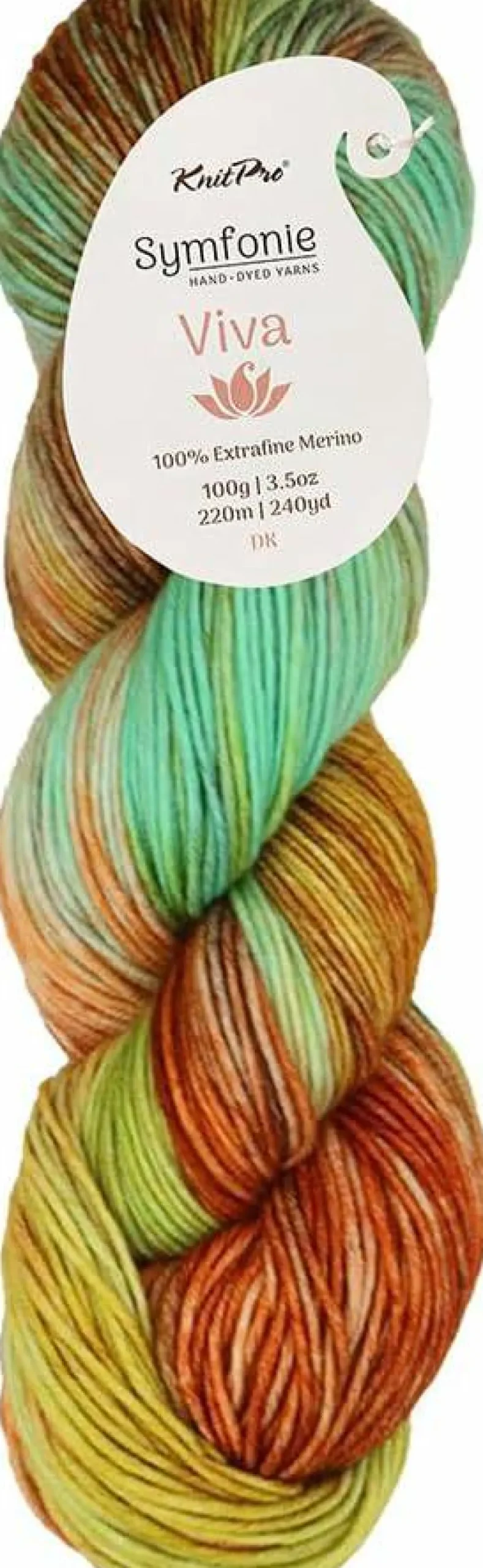 KnitPro Symfonie Premium Hand Dyed Yarn Merino Wool & Silk Blend| Luna