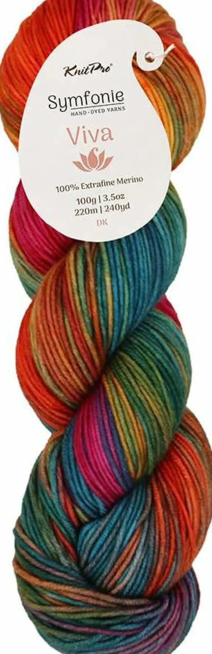 KnitPro Symfonie Premium Hand Dyed Yarn Merino Wool & Silk Blend| Luna