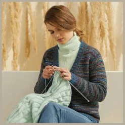 KnitPro Symfonie Premium Hand Dyed Yarn Merino Wool & Silk Blend| Luna