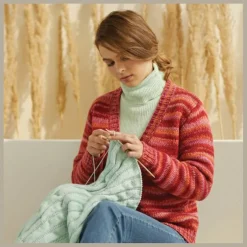 KnitPro Symfonie Premium Hand Dyed Yarn Merino Wool & Silk Blend| Luna
