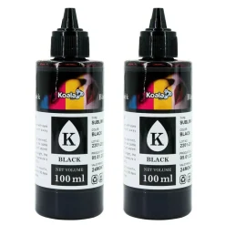 Koala Sublimation Ink 2x100ml Black - For All Epson Inkjet Printers