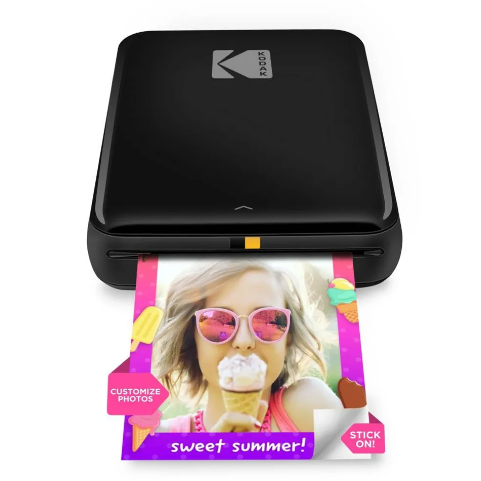 Kodak Step Mobile Instant Photo Printer 2x3" & Zink Photo Paper (75 Sheets) Bundle