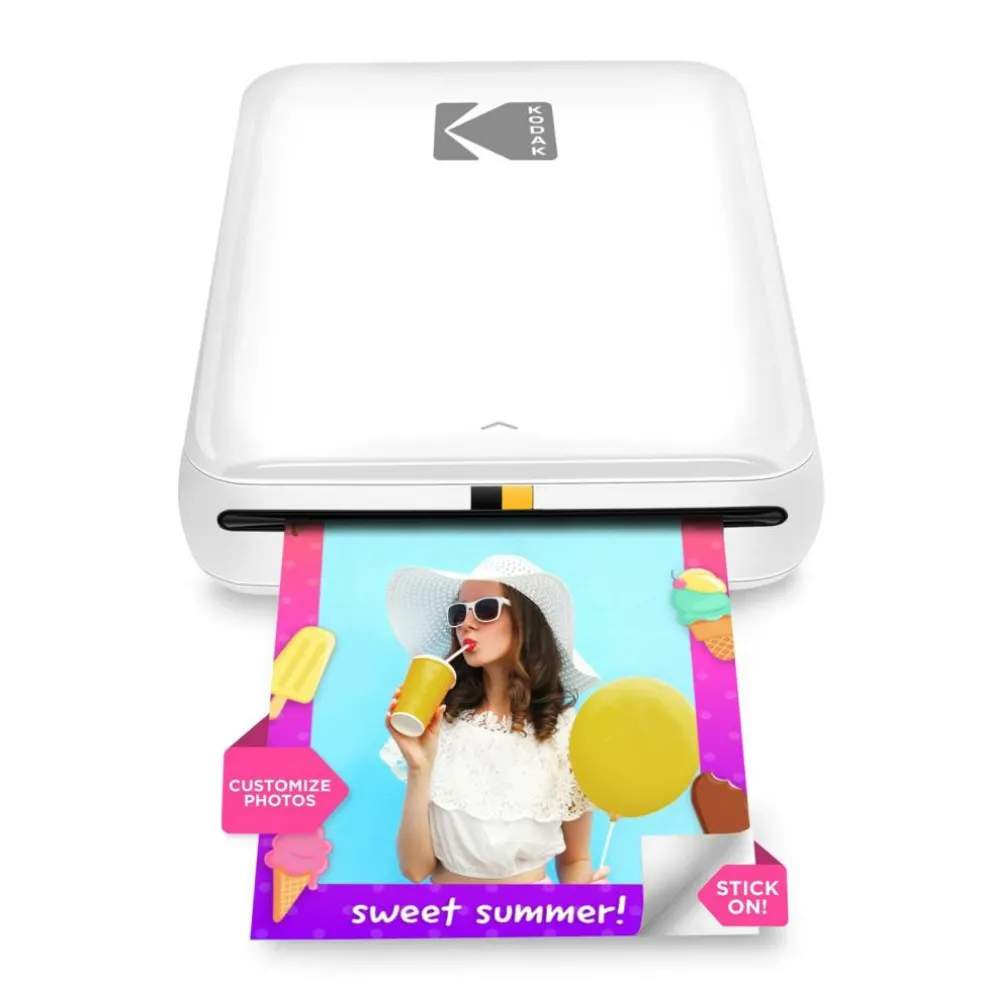 Kodak Step Mobile Instant Photo Printer 2x3" & Zink Photo Paper (75 Sheets) Bundle