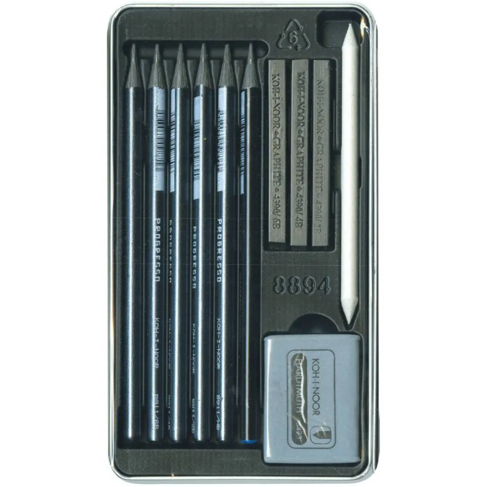 Koh-I-Noor Gioconda 11-Piece Artist Set, Packed in Tin