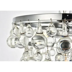 Kora Collection Pendant D13 H10.9 Lt:3 Chrome Finish