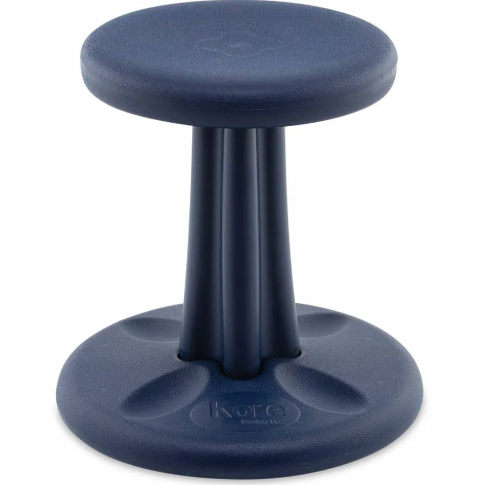 Kore Kids Wobble Stool - Dark Blue, 14" Tall