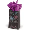 Kraft Bag, Assorted Bright Colors, 6" x 3-5/8" x 11", 28 Per Pack, 3 Packs