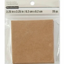 Kraft Blank Envelope by Recollectionsā¢, 3.25" x 3.25"
