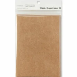 Kraft Folded Cards & Envelopes by Recollections™, 5" x 7"