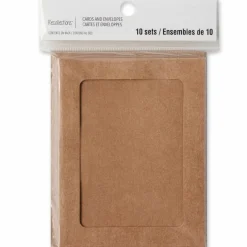 Kraft Frame Cards & Envelopes by Recollections™, 4.25