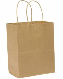 Kraft Paper Bag Party Shopping Gift Bags Retail Merchandise with Handles