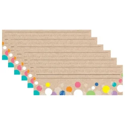 Krafty Pop! Colorful Kraft Bubbles Name Plates, 36 Per Pack, 6 Packs